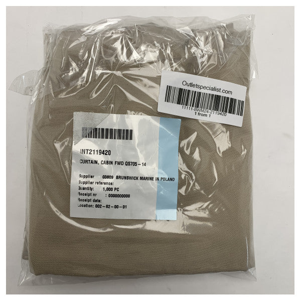 Quicksilver Activ 705 Forward Cabin Curtain Beige - 2119420