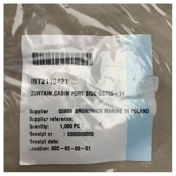 Quicksilver Aktif 705 Port Tarafı Kabin Perdesi Bej - 2119421 