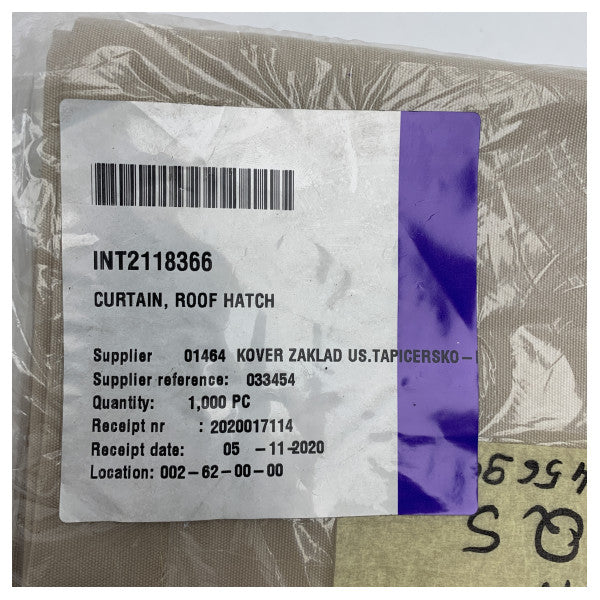 Cortina de escotilla de techo Quicksilver 855 - 2118366 