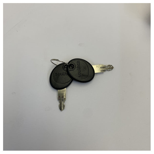 Fecho de convés marítimo Southco M1-20-91-78 com chaves para hardware de iate 