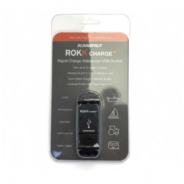 Scanstrut SC-USB-02 ROKK wasserdichte Dual-USB-Ladebuchse IPX6 