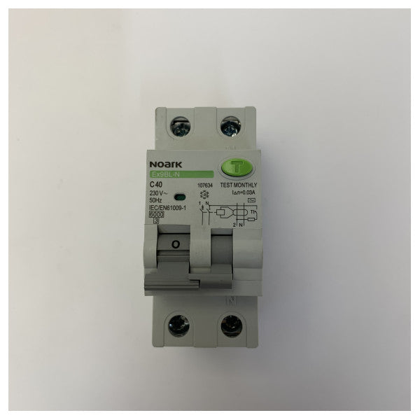 Noark KZS C40 Residual Current Circuit Breaker RCBO 40A 30mA C40 