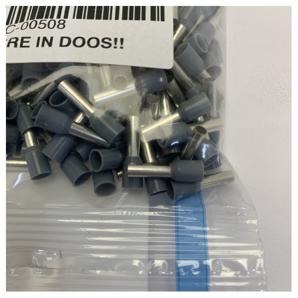 Votlica Insulated Wire Ferrule 4/17 Metall Griż 200 biċċa 
