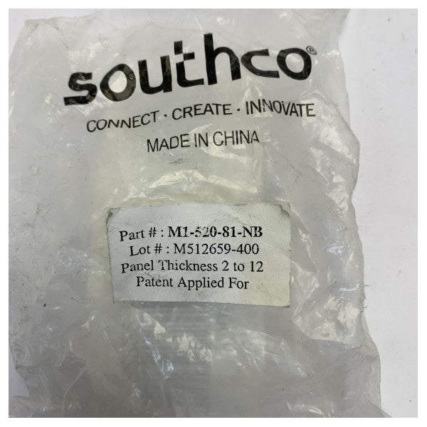 Southco M1-520-81-NB modstykke til yacht-låse, paneltykkelse 2-12 mm 
