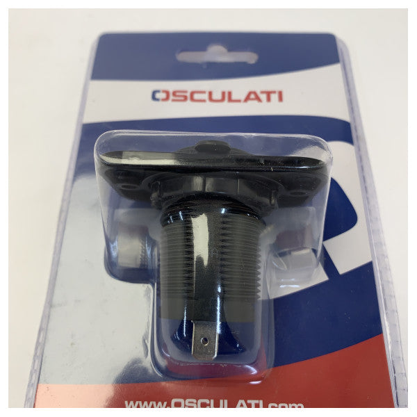Osculati Presa caricatore USB doppia 14.516.05 montaggio a filo nautico yacht 12/24V 