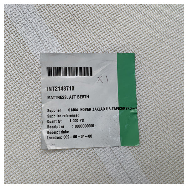 Quicksilver 805 och Uttern D77 akterkabin madrass grå - 2148710 