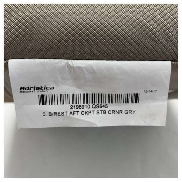 Almofada de encosto de canto Quicksilver Active 645 para assentos de cockpit - 2198910 