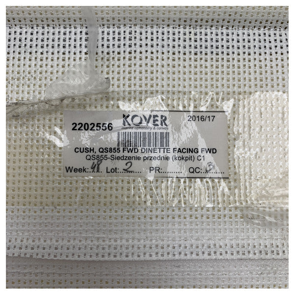 Quicksilver 855 öne bakan yemek masası oturma minderi beyaz - 2202556 