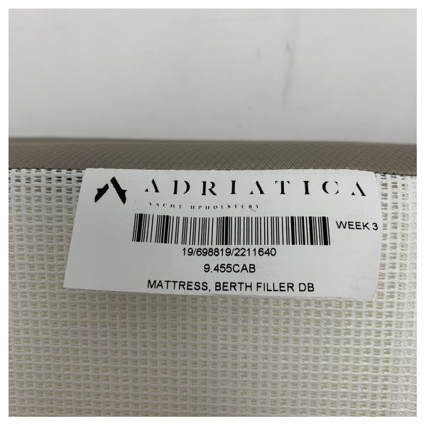 Quicksilver Active 455 Cabin Vorderkabinenmatratze Füllkissen grau - 2211640 