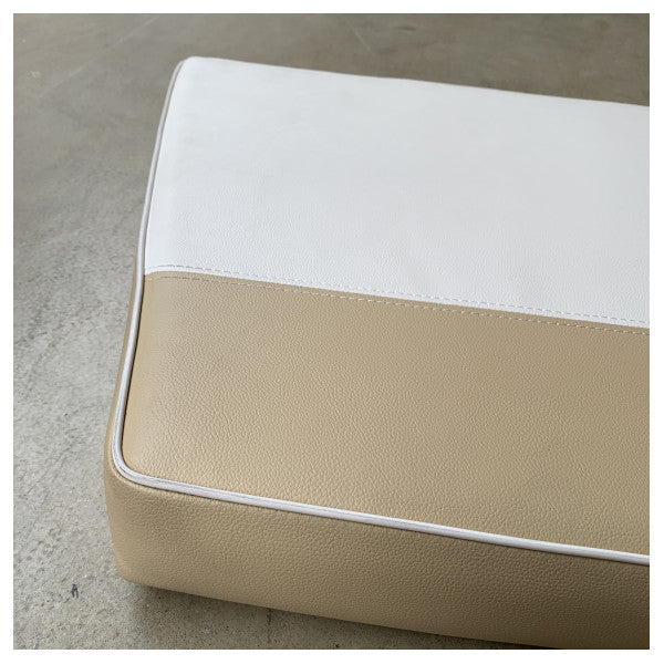 Quicksilver 540 Cruiser Right Stern Aft Cushion White Beige - 878DEL143N