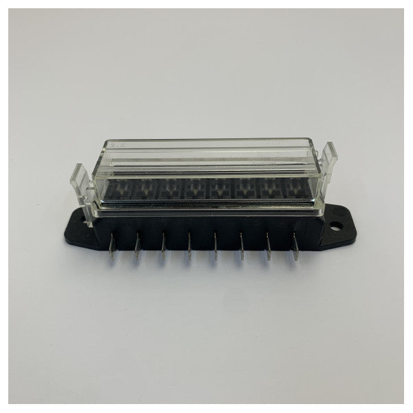 Bloco de fusíveis Marine Blade com tampa transparente para sistemas de 12V/24V -010 