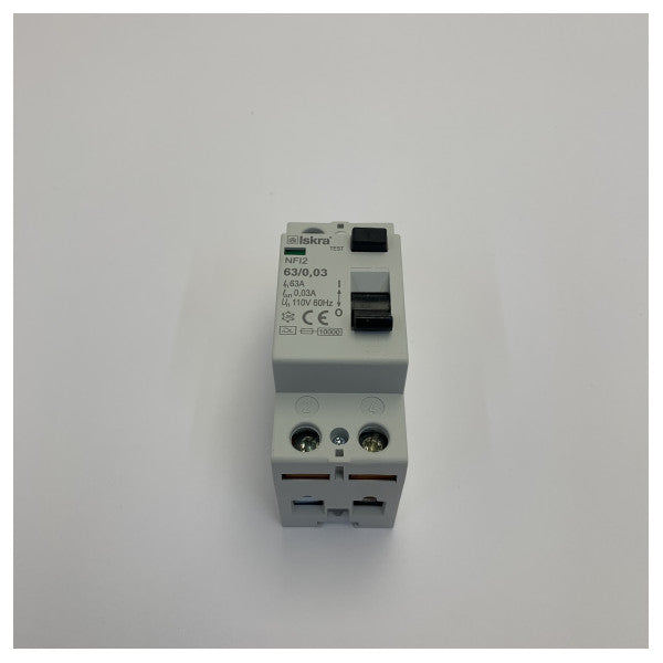 Iskra Marine RCD Interruttore automatico elettrico - Dispositivo differenziale residuo da 63A 