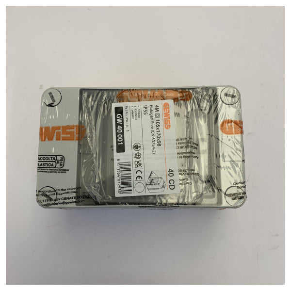 Gewiss GW40001 Surface Mount Electrical Enclosure - Marine Grade Junction Box