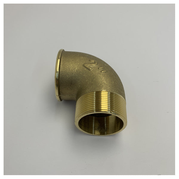 Maestrini 2 Inch Chrome Plated Brass 90 Degree Elbow Fitting - 7092I 