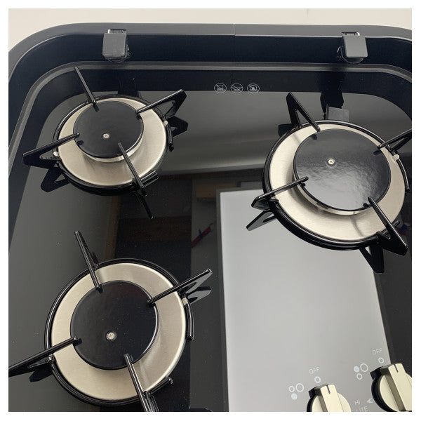 Thetford SHB16998-SP 3-Burner Portable Marine Gas Cooktop with Spark Ignition