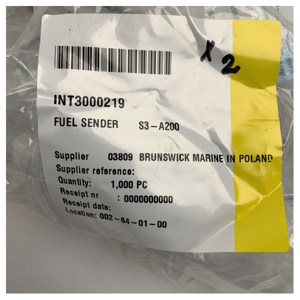 Wema S3-200 200 mm stainless steel level sensor 0 - 190 ohm