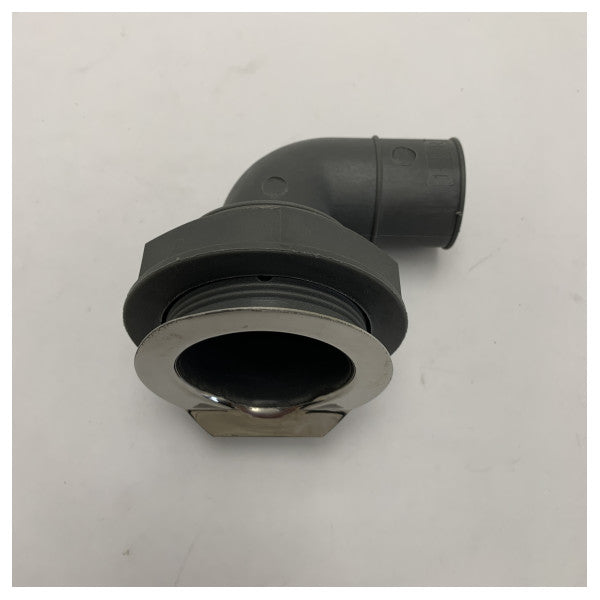 تجهيز تصريف سطح السفينة بزاوية 90 درجة LH15 من مارين عبر الهيكل مصنوع من الفولاذ المقاوم للصدأ المتين 