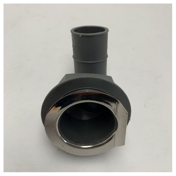 تجهيز تصريف سطح السفينة بزاوية 90 درجة LH15 من مارين عبر الهيكل مصنوع من الفولاذ المقاوم للصدأ المتين 