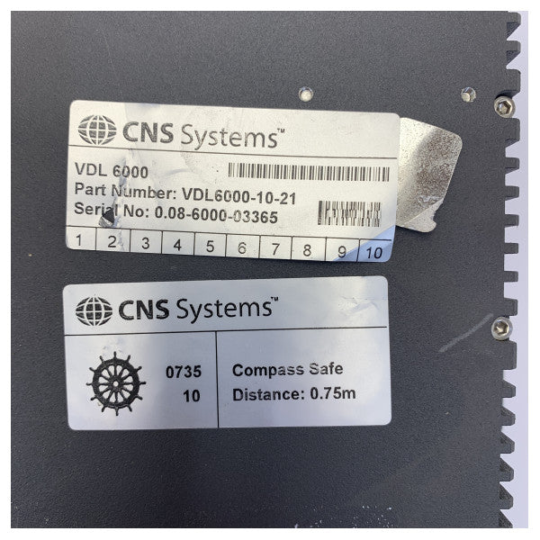 CNS Systems VDL6000-10-21 Marine AIS Processor Module - USED