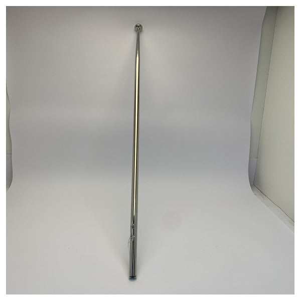 Talamex Mât de pavillon 25x1200mm - Acier inoxydable 28119120 