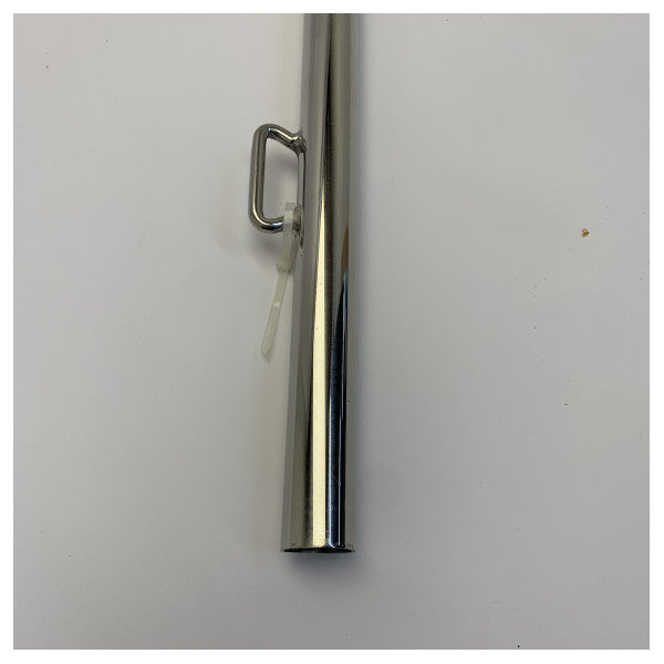 Talamex Mât de pavillon 25x1200mm - Acier inoxydable 28119120 