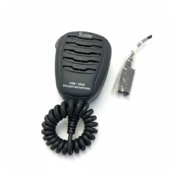 Micrófono altavoz de mano impermeable IP67 Icom HM-168 para radio VHF marina 