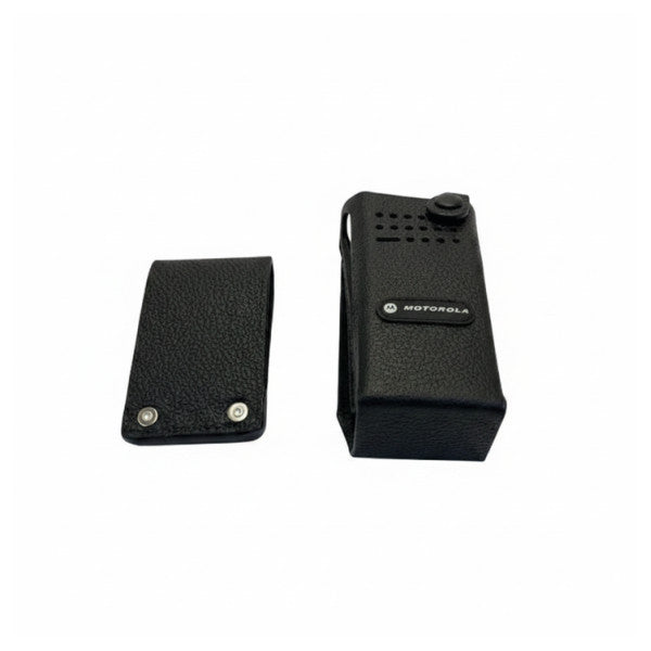 Motorola PMLN5846 Hartleder-Trageetui mit 3-Zoll-fester Gürtelschlaufe 