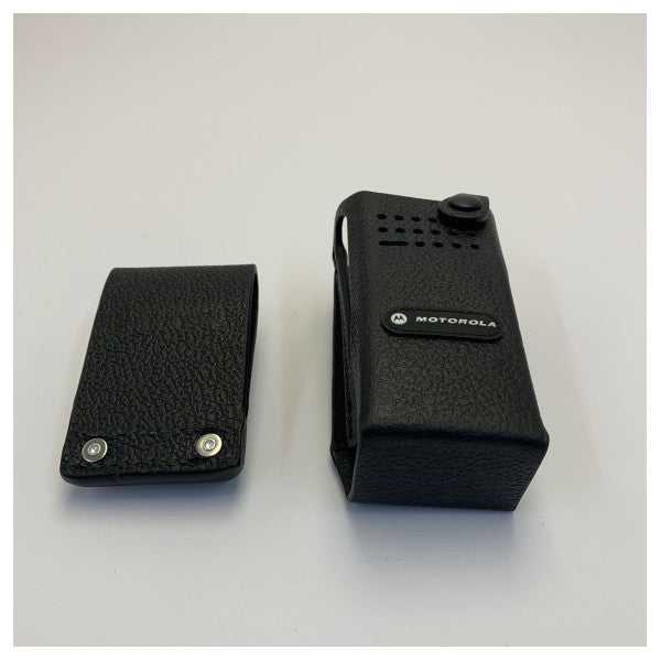 Motorola PMLN5846 Hartleder-Trageetui mit 3-Zoll-fester Gürtelschlaufe 