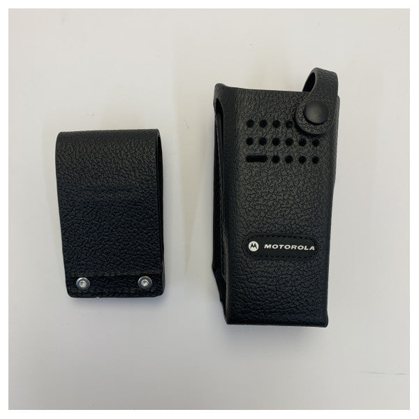 Motorola PMLN5846 Hartleder-Trageetui mit 3-Zoll-fester Gürtelschlaufe 