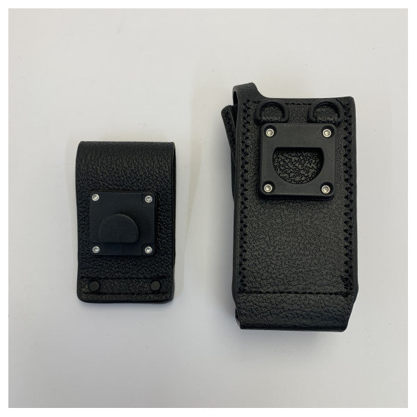 Motorola PMLN5846 Hartleder-Trageetui mit 3-Zoll-fester Gürtelschlaufe 