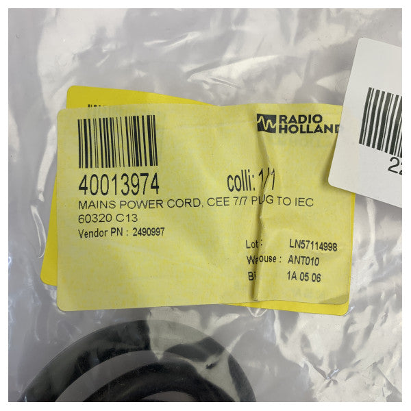 Cordon d'alimentation maritime IEC 60320-C13 