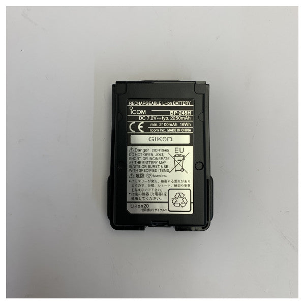 Icom BP-245H Li-Ionen-Akku für die Marine-Handfunkgeräte IC-M71 und IC-M73 