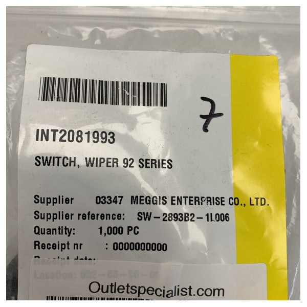 Marine 12V 25A Waterproof Wiper Switch Durable On-Off Control for Boats & Vessels