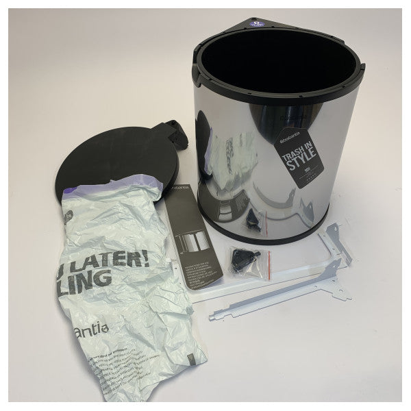 Brabantia Built-in Waste Bin 15L - Space-Saving Marine & Yacht Waste Bin