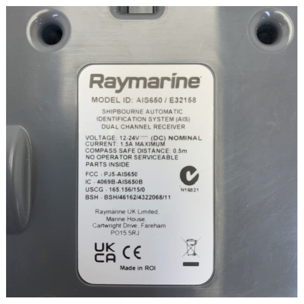 Raymarine AIS660 Class B AIS-Transceiver Dual-Channel E32158 