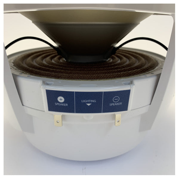 JL Audio M6-10IB-S-GMTI-4 marine subwoofer på 10 tommer i gunmetal med LED-belysning 