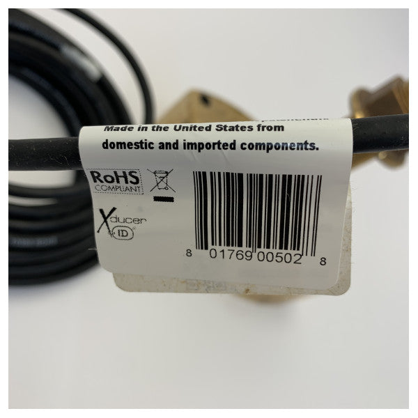 Airmar B258 bronze gennem-skrogs-transducer 1 kW 50/200 kHz - Ny 