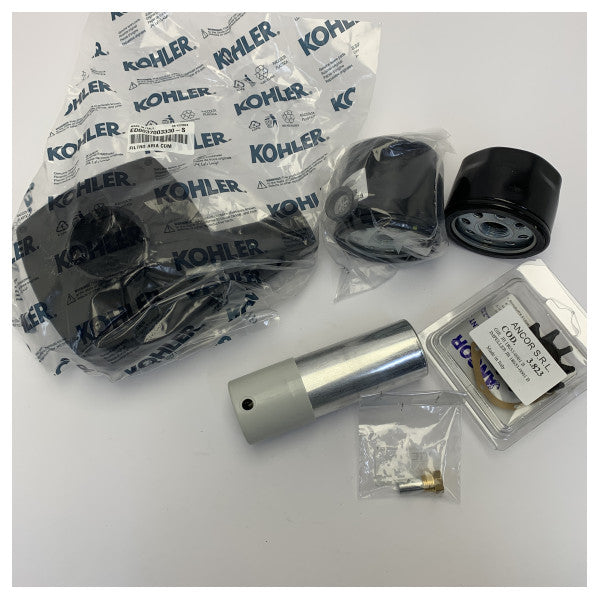 Kit de mantenimiento para motor marino Allpa 71.KIT00003800 con filtro de aceite y rodete 