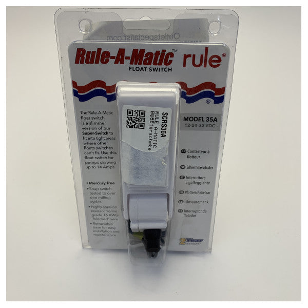 Rule-a-matic interruttore a galleggiante 35A o 35FA SCRS35A 