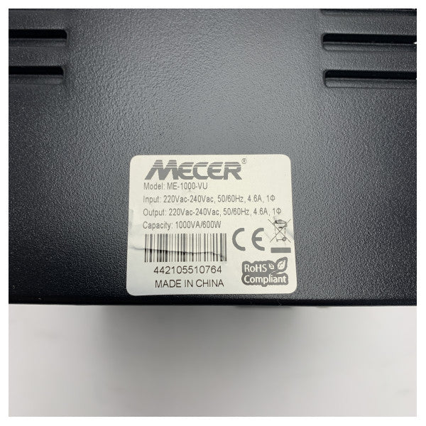 Mustek ME-1000-VU UPS 1000VA AVR ve USB Bağlantılı Deniz Gücü Yedeklemesi