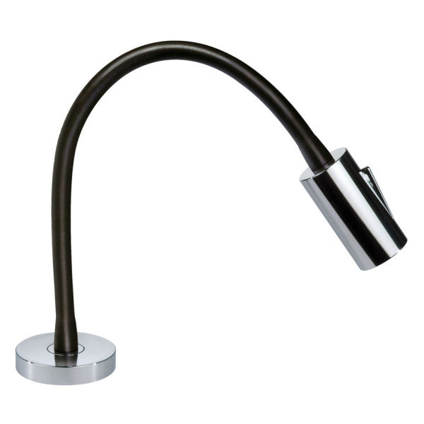 Світлодіодна регульована чорна лампа для читання Quick Audrey LED 12/24V