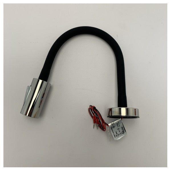 Світлодіодна регульована чорна лампа для читання Quick Audrey LED 12/24V