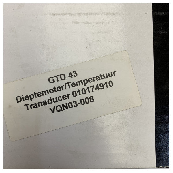 Garmin GDT 43 transductor de profundidad y temperatura pasacascos - NMEA 2000 - 010-01749 