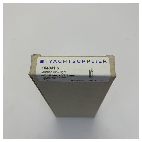 Yachtsupplier Marine Mortise Lock Set WC Right - Yacht Hardware 1102.0055 