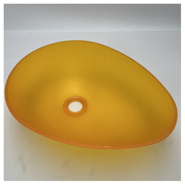 Marine Orange Oval hochwertiges Waschbecken - ARANCIO/047