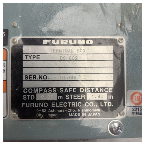 Furuno DS-802 Marine Terminal Box for Professional Ship Navigation Connections - 0040003618