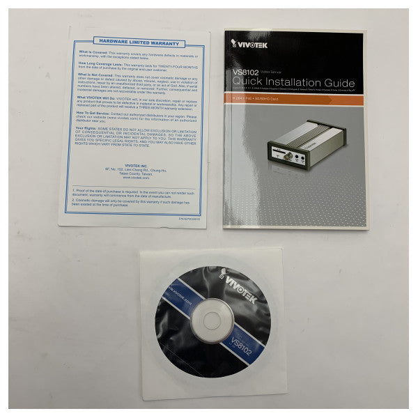 Vivotek VS8102 Codificador de Vídeo de Canal Único para Integração de Vigilância Analógica para IP 