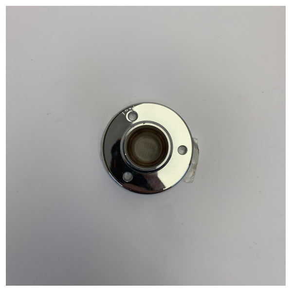 Base per antenna Chrome Marine 3 cm - Supporto fisso da ponte per yacht e barca 