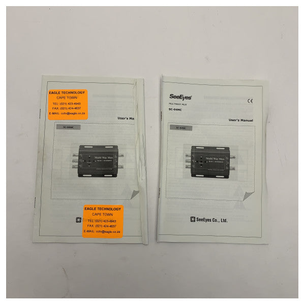 4CH Mini Quad Video Multiplexer E-Q404MC für Schiffsüberwachungssysteme