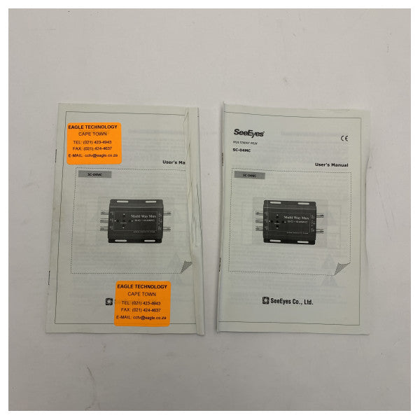 4CH Mini Quad Video Multiplexer E-Q404MC für Schiffsüberwachungssysteme